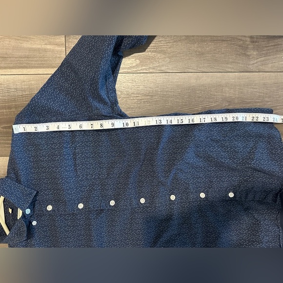 Frank & Oak Blue Casual Button Down Shirt - Picture 12 of 12